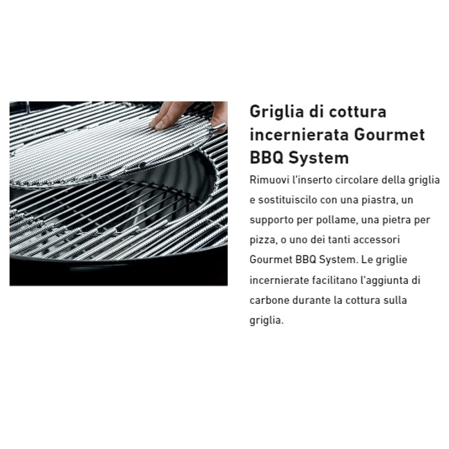Vendita online Barbecue a carbone Weber Perfomer GBS Ø 57 cm BLACK